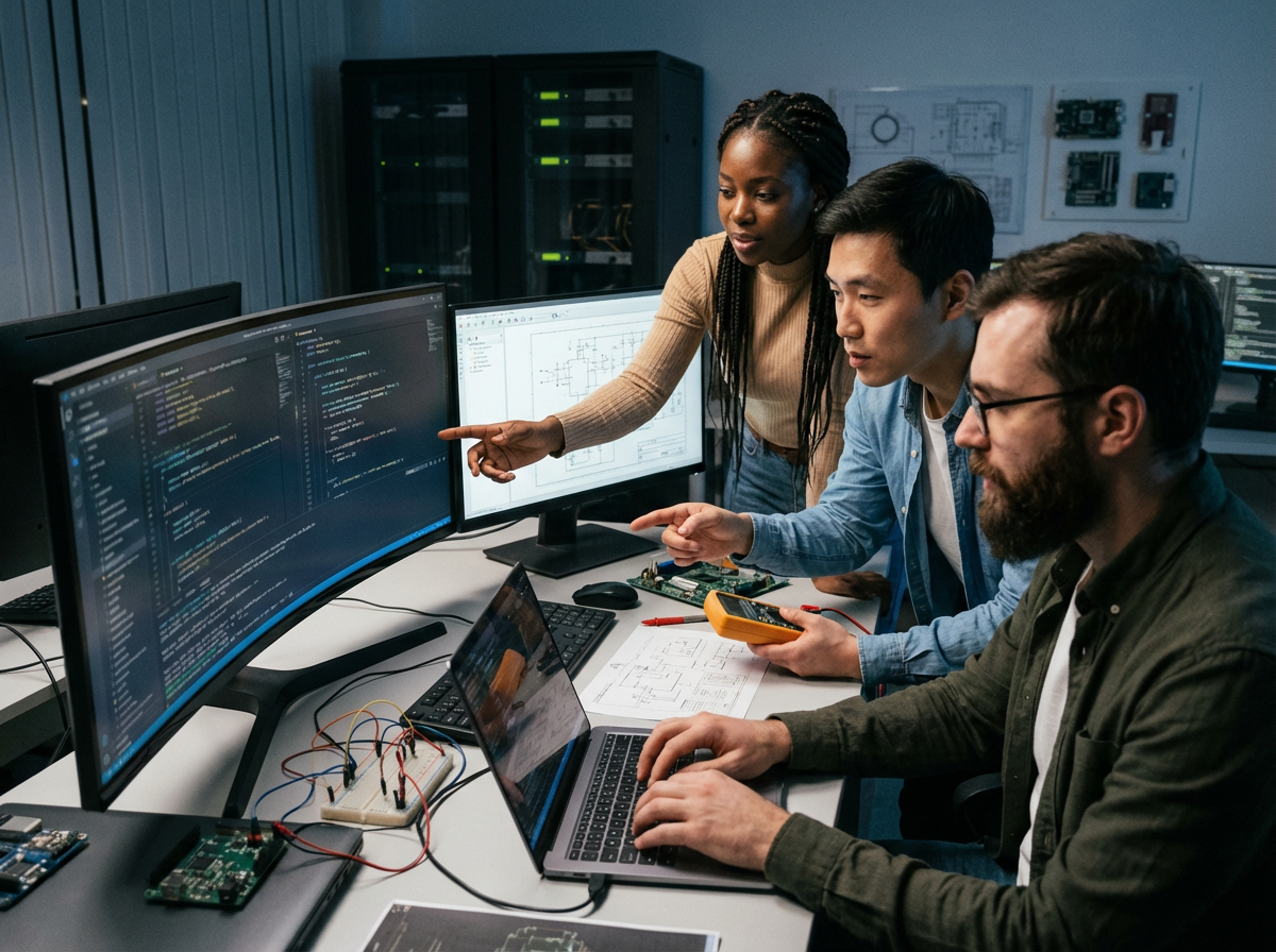 Engineers Collaborating